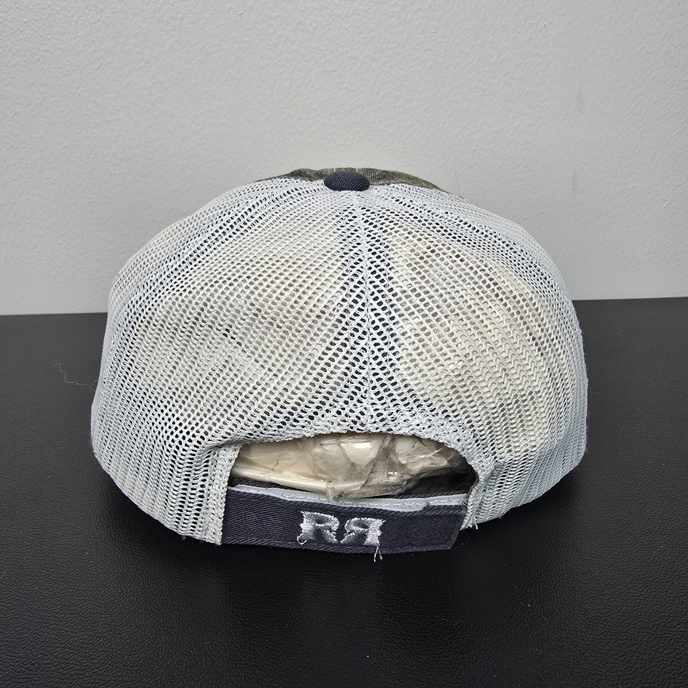 Rock Revival Hat Cap Womens SnapBack Green Mesh Back Distressed Prep Preppy Logo - Picture 4 of 6